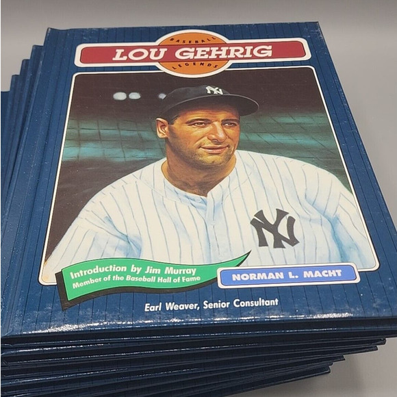 Baseball Legends 12 Books Snyder Mantel, Gehrig Berra Spahn Dimaggio & More - Picture 8 of 9
